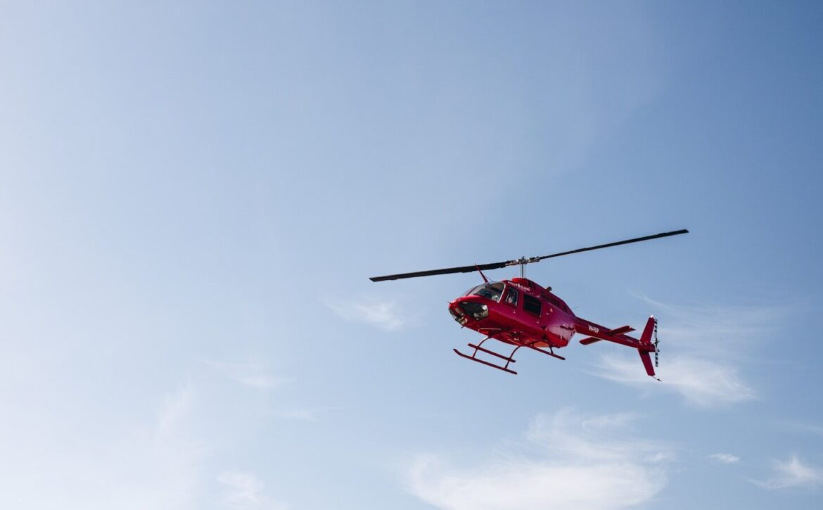 red helicopter