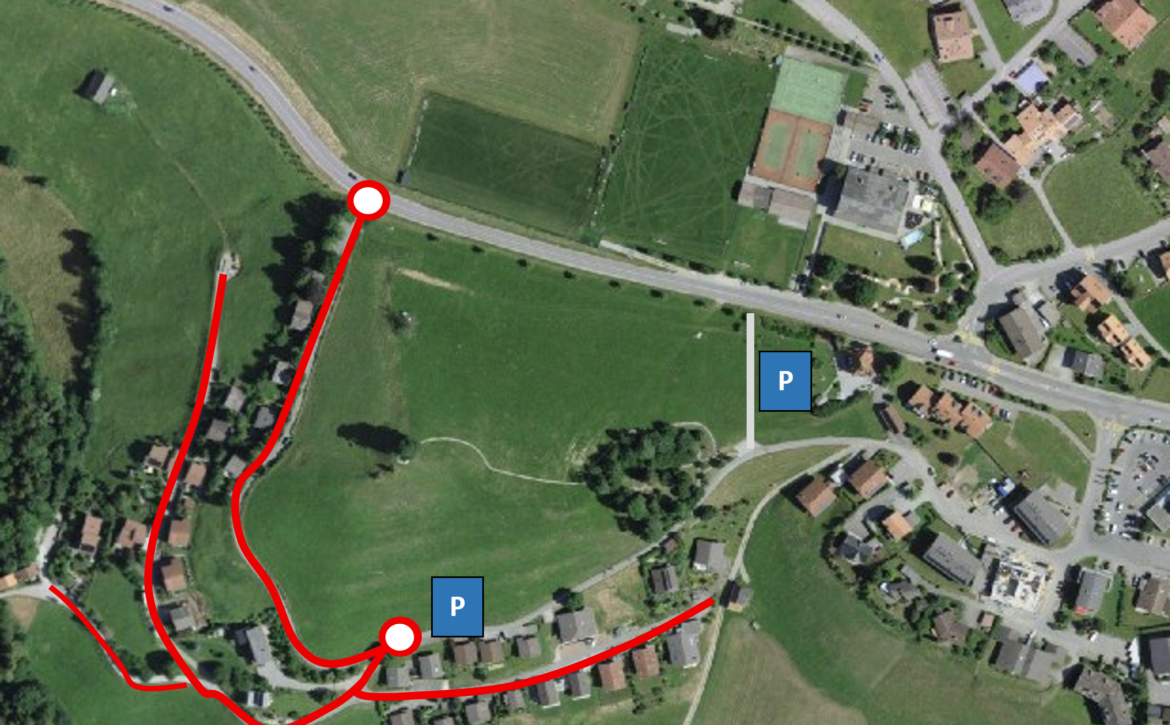 Plan fermeture routes