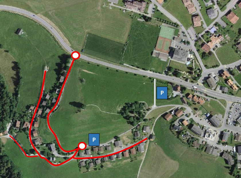 Plan fermeture routes